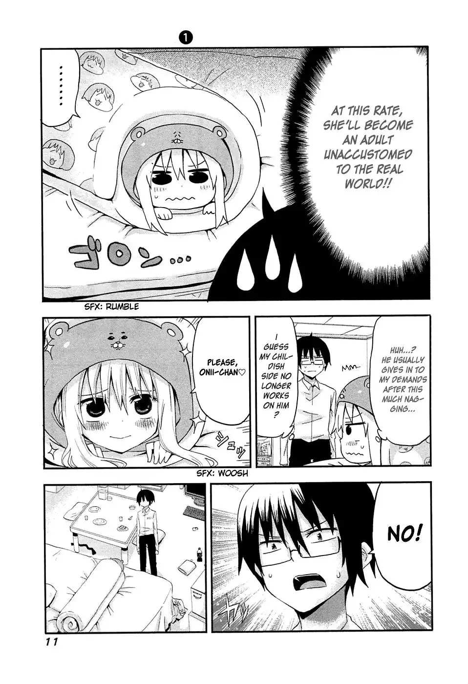 Himouto! Umaru-chan Chapter 1 15